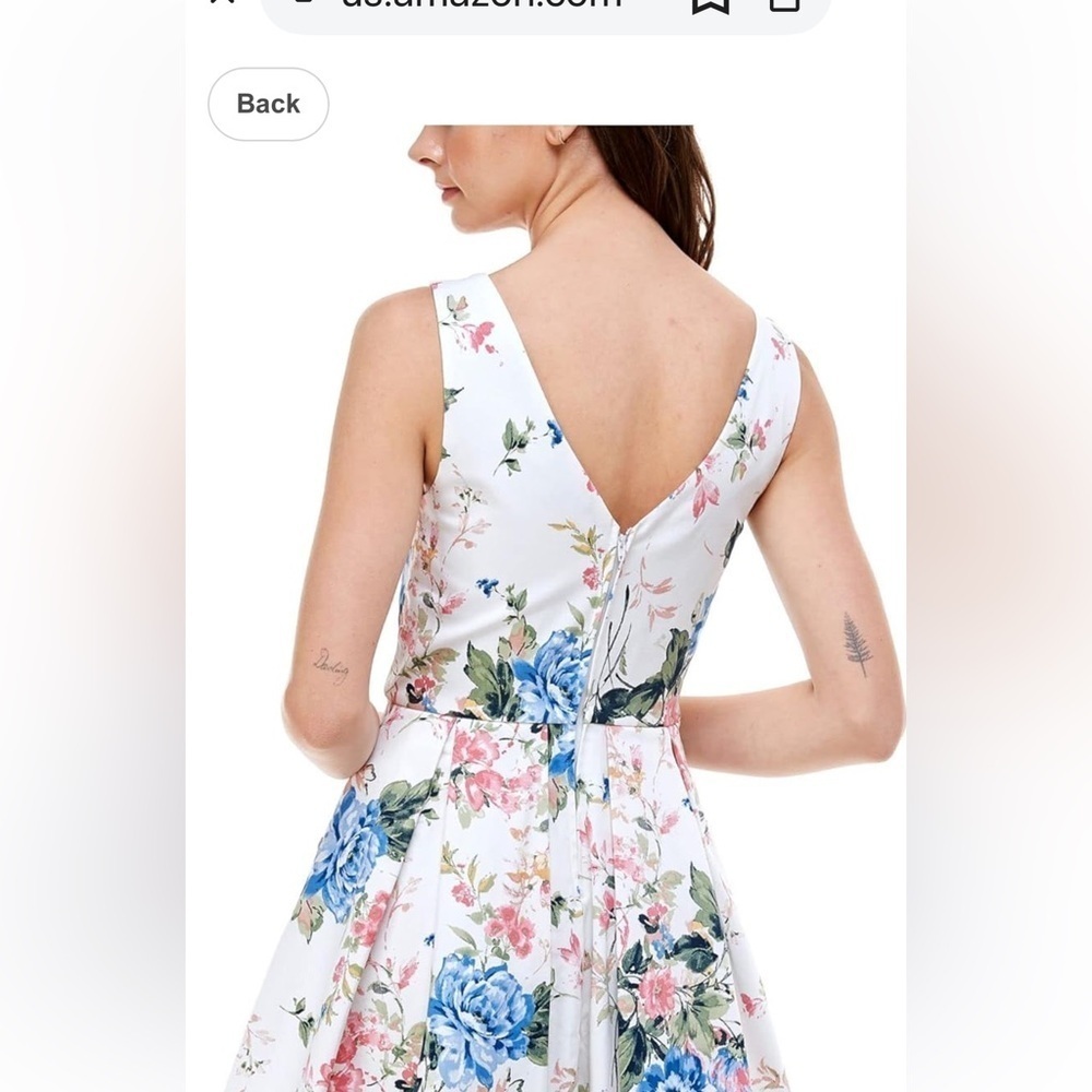 Trixi clothing company, girls, sleeveless floral dress, sundress, summertime 7 - Picture 6 of 11